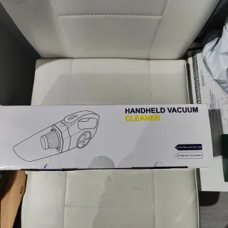 Aspirador de mano negro