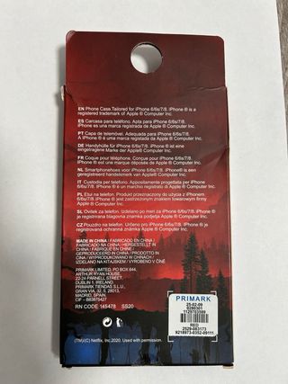 Cover protettiva per iPhone 6, 6s, 7 e 8 con tema Stranger Things