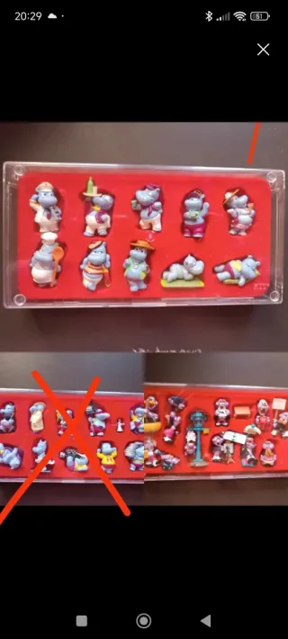 Set 3 Kinder Ippopotami