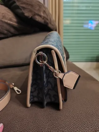 Mala tiracolo Tous bege e azul