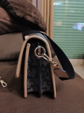 Mala tiracolo Tous bege e azul