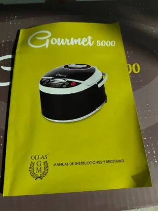 Robot de cocina Gourmet 5000 con Manual.