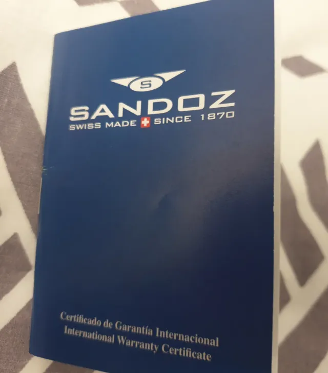 Reloj Sandoz Zafiro Negro
