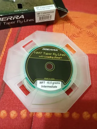 Línea pesca mosca Scierra WF7 Intermedia