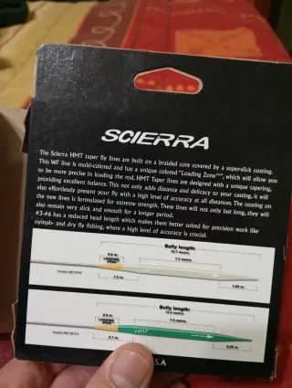 Línea pesca mosca Scierra WF7 Intermedia