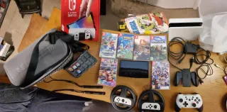 Nintendo Switch OLED Blanca + 3 Juegos