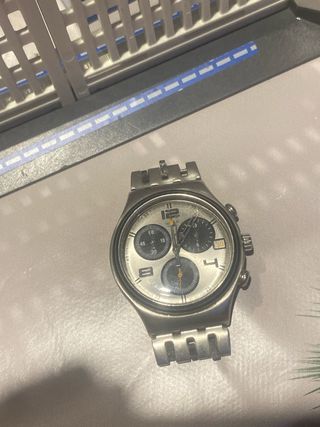 Orologio Swatch Irony Cronografo Argento