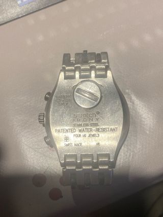 Orologio Swatch Irony Cronografo Argento