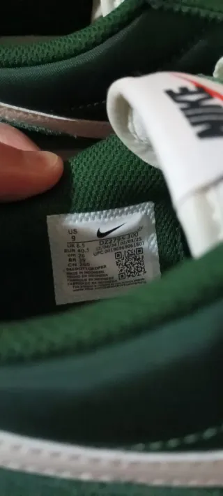 Nike Cortez TXT Verde y Blanco