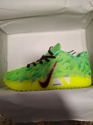 Zapatillas Nike Baloncesto Colección Verde/Amarill