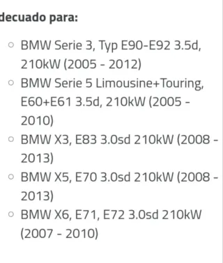 Downpipe BMW 535,353,x3,x5,x6....