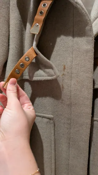 Chaqueta Zara Beige Mujer