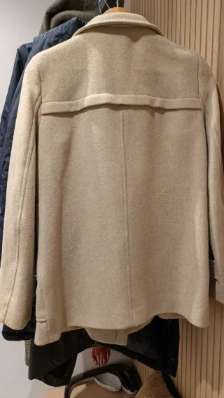 Chaqueta Zara Beige Mujer