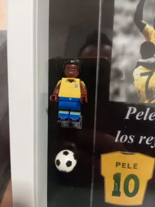Cuadro Pelé y Maradona Reyes del Fútbol