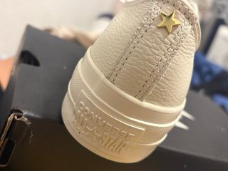 Converse Blancas Piel Doradas