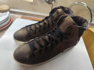 Sneakers uomo pelle scamosciata sabbia 43/44 Nuove