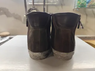 Sneakers uomo pelle scamosciata sabbia 43/44 Nuove