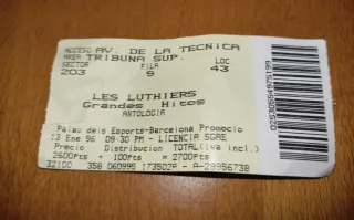 Entrada Les Luthiers 1996
