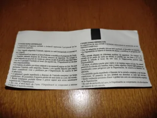 Entrada Les Luthiers 1996