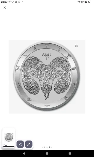 Colección 12 Oz Plata .9999 Signos Zodiaco