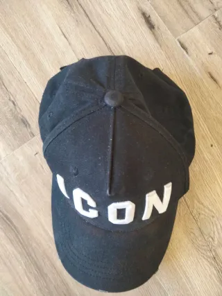 Gorra Dsquared2 ICON Negra Blanca
