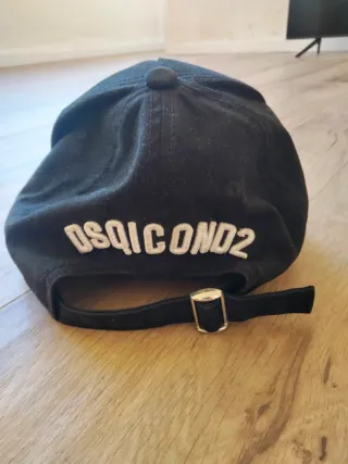 Gorra Dsquared2 ICON Negra Blanca