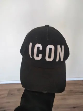 Gorra Dsquared2 ICON Negra Blanca
