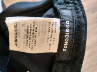 Gorra Dsquared2 ICON Negra Blanca