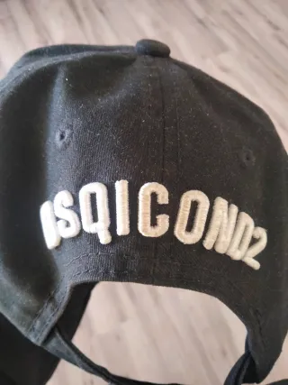 Gorra Dsquared2 ICON Negra Blanca