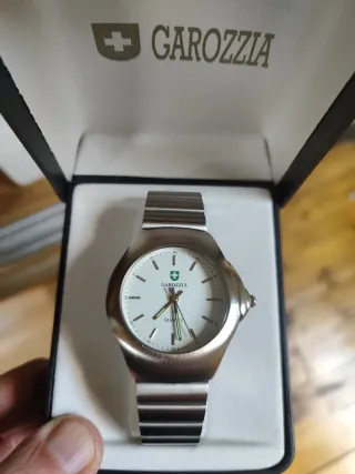 Reloj Garozzia Plata y Blanco nuevo