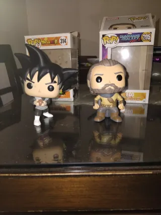 Funko Pop Goku Black y Ego Guardianes Galaxia