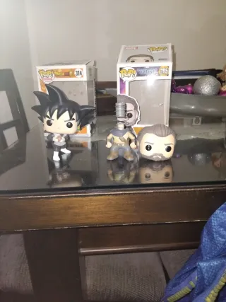 Funko Pop Goku Black y Ego Guardianes Galaxia