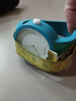 Reloj O clock intercambiable azul y rosa