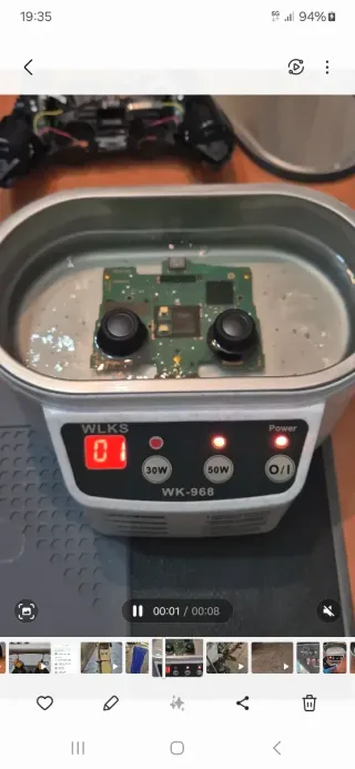 Reparación mando ps5 sticks TMR de carbono magnéti