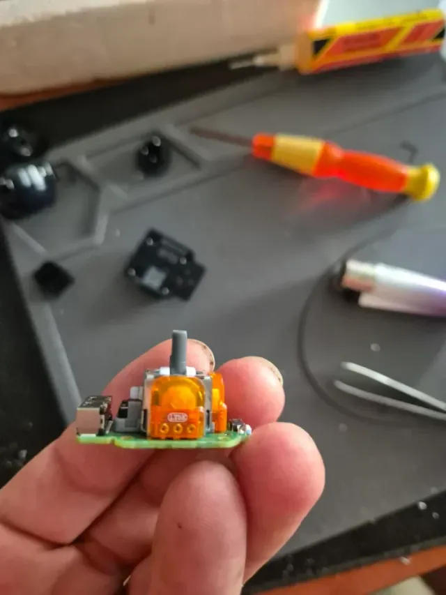 Reparación mando ps5 sticks TMR de carbono magnéti