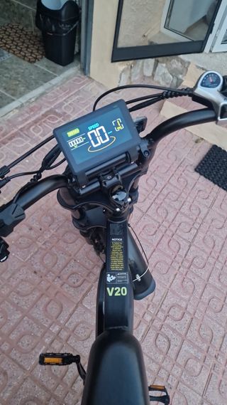 Bicicleta Eléctrica Negra Fat Bike