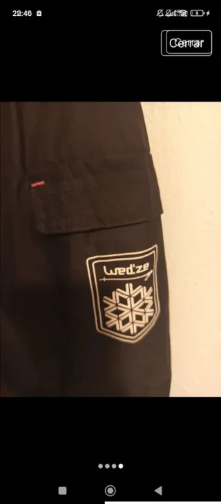 Abrigo de nieve mujer negro y rosa