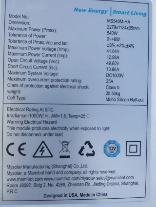 Placa solar fotovoltaica