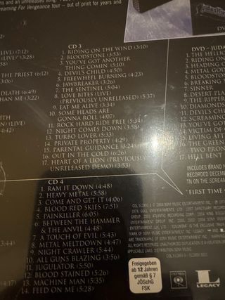 Judas Priest Metalogy Caja CD