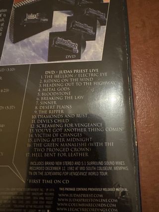 Judas Priest Metalogy Caja CD