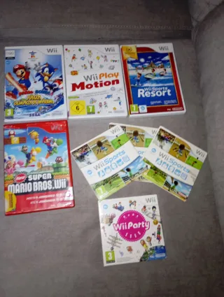 Juegos Wii: Mario, Sonic, Wii Sports, Party