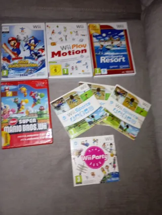 Juegos Wii: Mario, Sonic, Wii Sports, Party