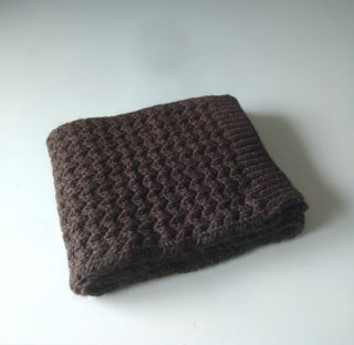 Bufanda Punto Marrón