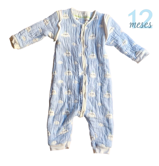 Fato Dormir TOG 2.0 Azul Lictin 12 meses