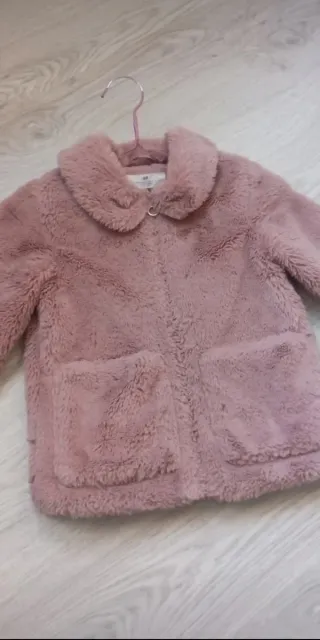 Chaqueta pelo rosa Talla 4-6