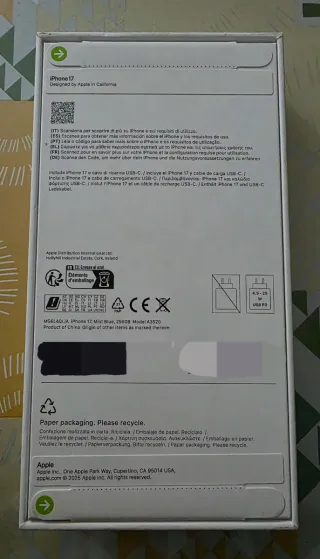 IPhone 17 256gb Azul