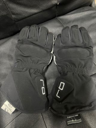 Guantes Moto OJ Negros y Blancos Talla M