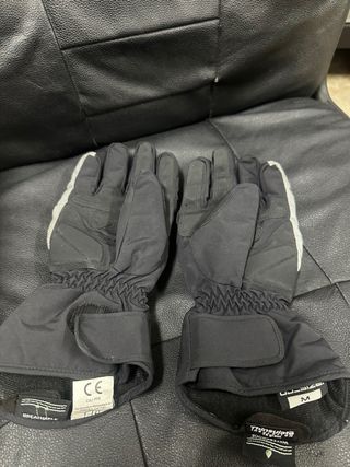 Guantes Moto OJ Negros y Blancos Talla M