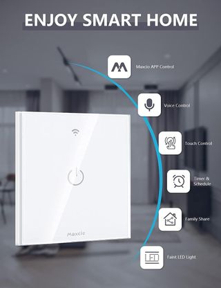 Interruptor Luz WiFi Maxcio Smart