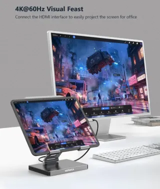 Hub USB-C per iPad Pro con supporto